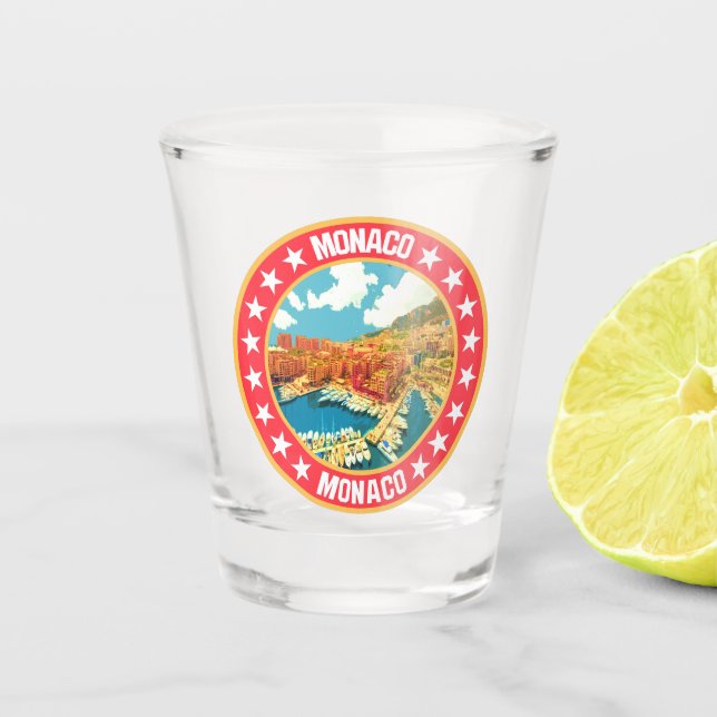 Monaco Schnapsglas (Vorderseite)