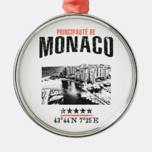 Monaco Silbernes Ornament