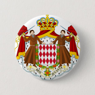 Monaco-Wappen Button
