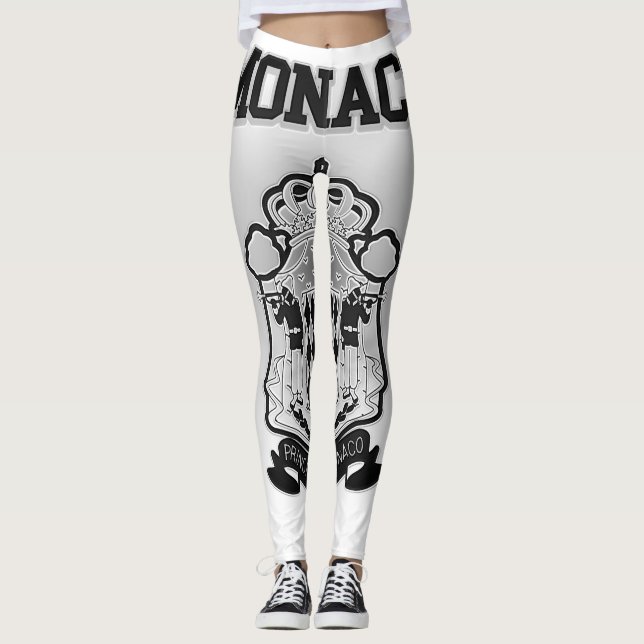 Monaco-Wappen Leggings (Vorderseite)