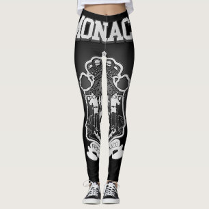 Monaco-Wappen Leggings