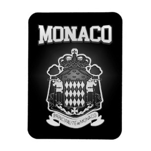 Monaco-Wappen Magnet