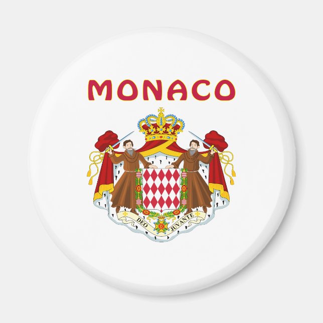 MONACO-Wappen Magnet (Vorne)