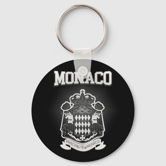 Monaco-Wappen Schlüsselanhänger (Vorderseite)
