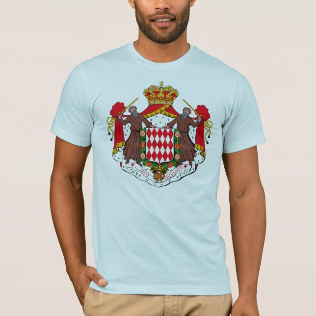 Monaco-Wappen T - Shirt (Vorderseite)