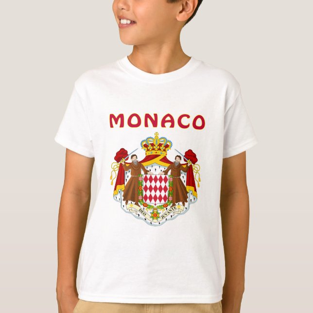 MONACO-Wappen T-Shirt (Vorderseite)