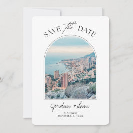 Monaco Wedding French Rivera Save the Date Einladung