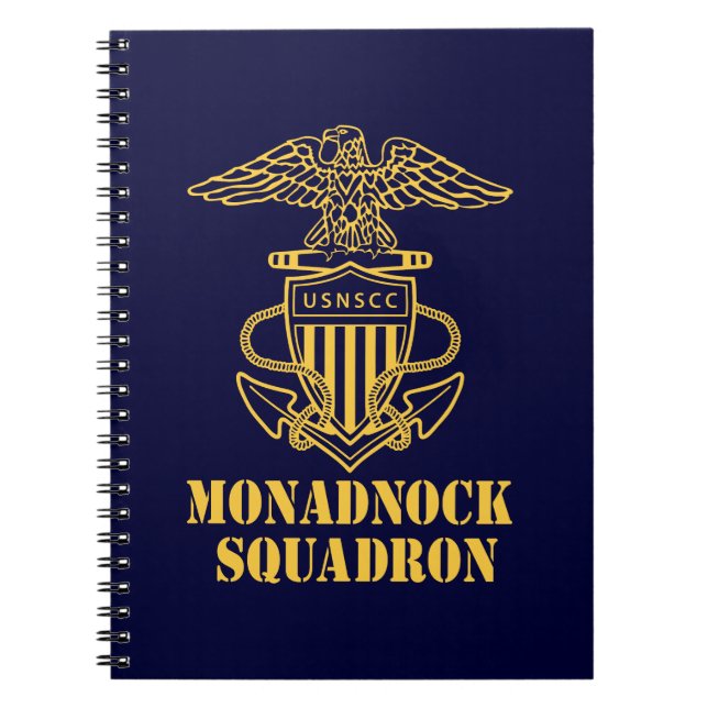 Monadnock Geschwader-Notizbuch Notizblock (Vorderseite)