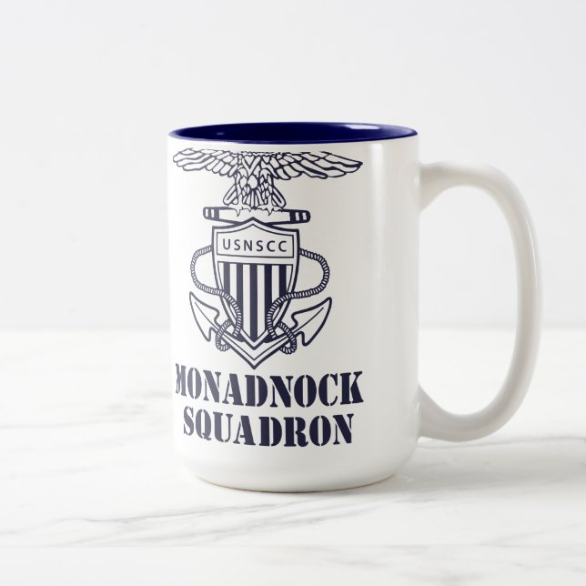 Monadnock Geschwader-Tasse Zweifarbige Tasse (Rechts)