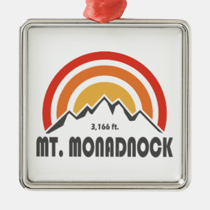 Monadnock New Hampshire Ornament Aus Metall