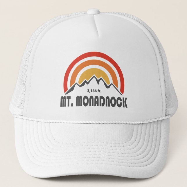 Monadnock New Hampshire Truckerkappe (Vorderseite)