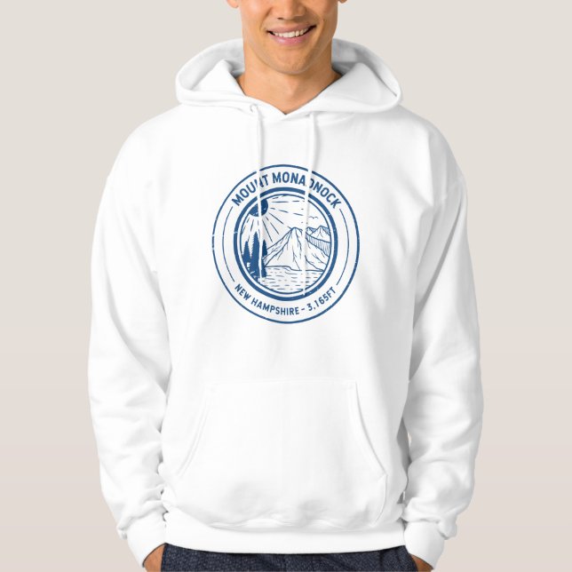 Monadnock New Hampshire Wandern Hoodie (Vorderseite)