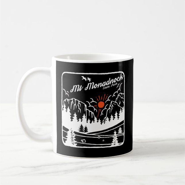 Monadnock Staat Park New Hampshire Modern Nh Kaffeetasse (Links)
