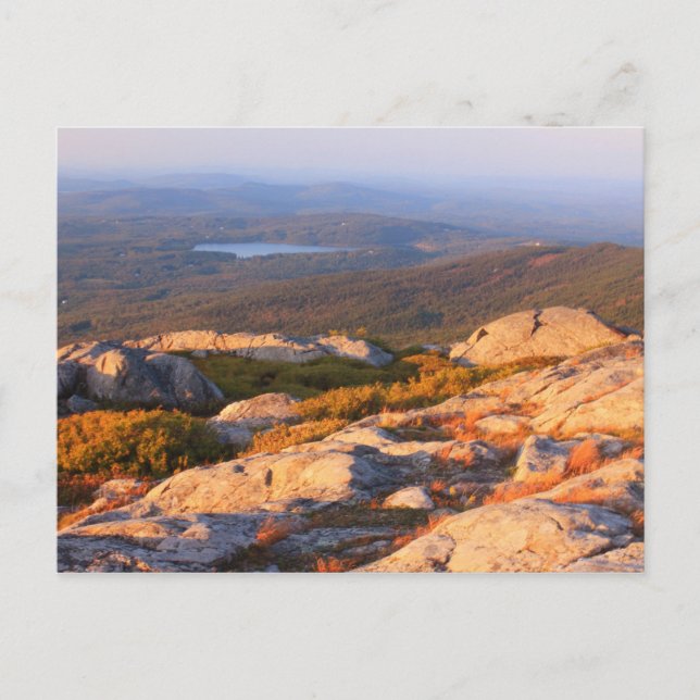 Monadnock Summit View NW Postkarte (Vorderseite)