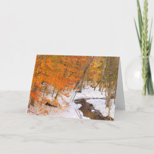 Monadnock-Wald-Stream und Schneebänder Karte