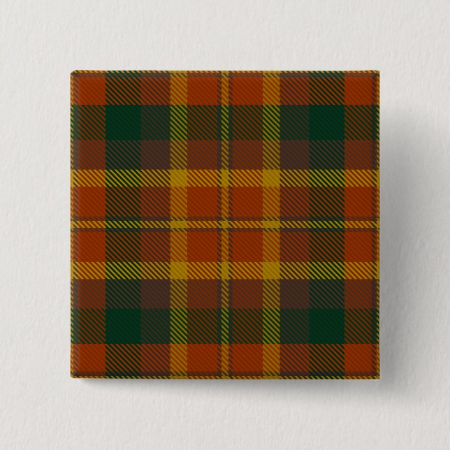 Monaghan Landkreis Irish Tartan Button (Vorderseite)