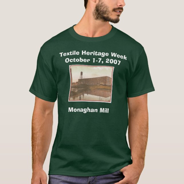 Monaghan Mühltextilerbwochen-T-Shirt T-Shirt (Vorderseite)
