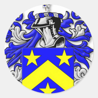 Monahan-Wappen Runder Aufkleber