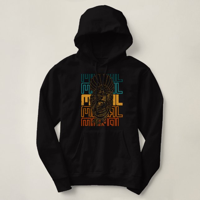 Monal National vögel Nepal Indien Impeyan Fasan Hoodie (Design vorne)