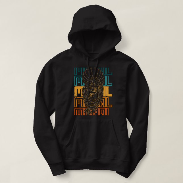 Monal National vögel Nepal Indien Impeyan Fasan Hoodie (Design vorne)