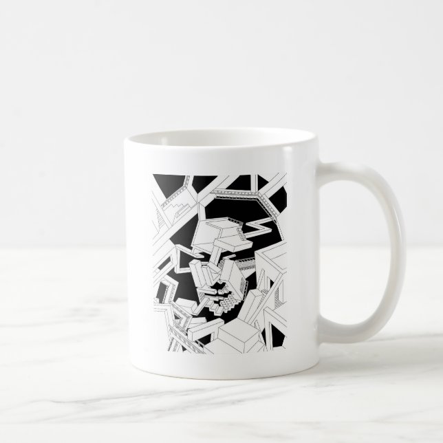 Monalisa face kaffeetasse (Rechts)