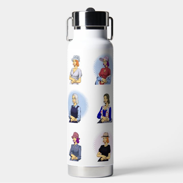 MonaLiza clear water drops Trinkflasche (Vorderseite)