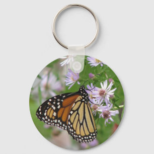 Monarch auf Aster-Schlüsselanhänger Schlüsselanhänger