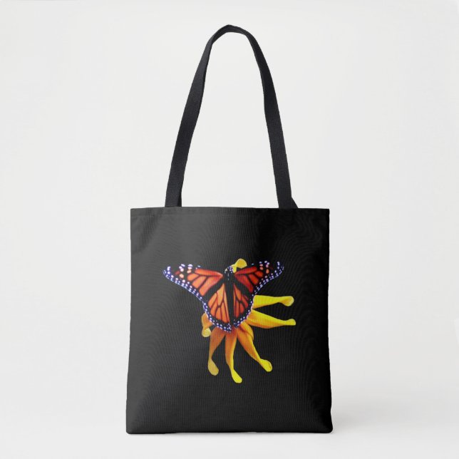 Monarch auf Brown Mit Augen Susan Tasche (Vorderseite)