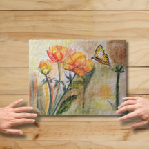Monarch Beauty: Aquarellblume