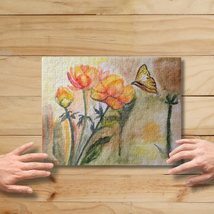Monarch Beauty: Aquarellblume