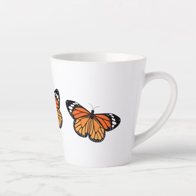 Monarch Butterfells Latte-Tasse Milchtasse (Rechts)