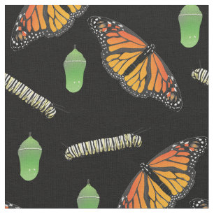 Monarch Butterfells Raupen Stoff