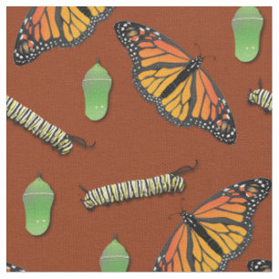 Monarch Butterfett-Raupen Stoff