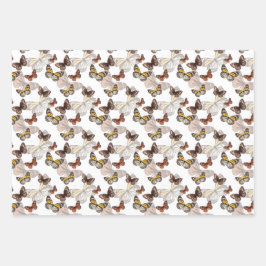 Monarch Butterfett-Wrapping Paper Geschenkpapier Set