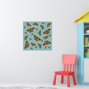 Monarch butterflies poster