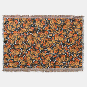 Monarch Butterflies werfen Blanket Decke