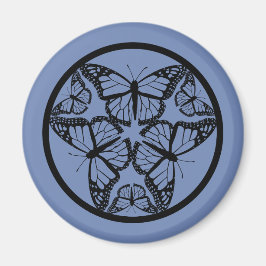 Monarch Butterflies - Wildlife Circle Series Magnet
