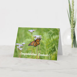 Monarch Butterfly-Abschluss Karte