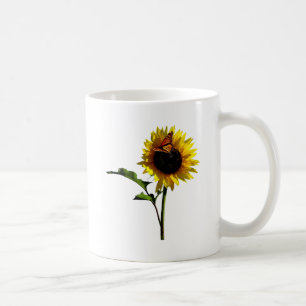 Monarch Butterfly auf Sonnenblume Kaffeetasse