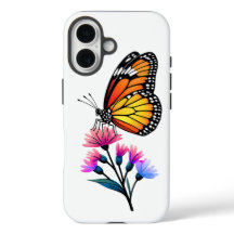 Monarch Butterfly auf Wildblumen