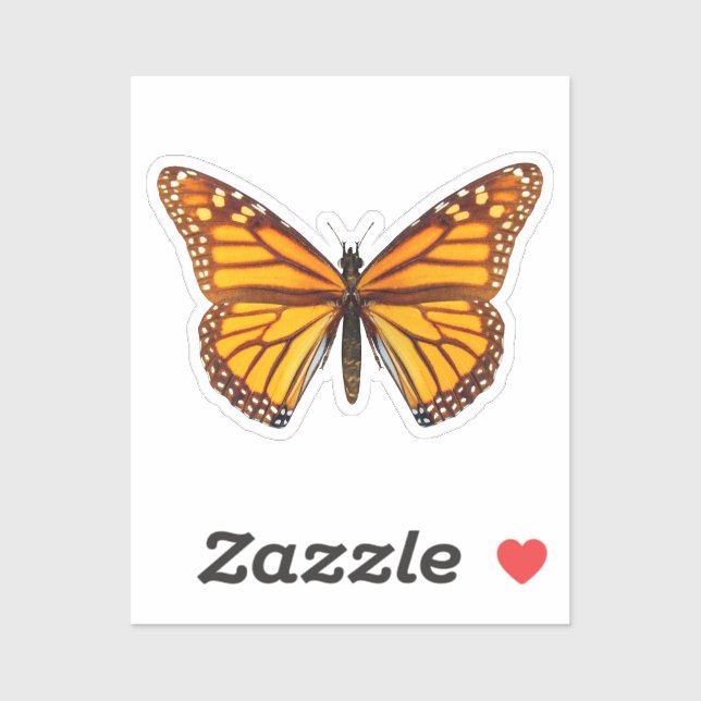 Monarch Butterfly Aufkleber (Blatt)