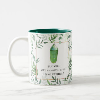 Monarch Butterfly Benutzerdefinierte Werbebotschaf Zweifarbige Tasse