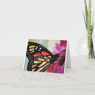 Monarch Butterfly-Blindkarte Dankeskarte