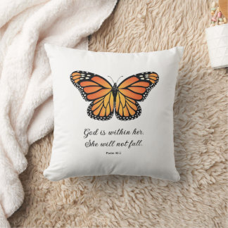 Monarch Butterfly Der Gott ist in ihr Kissen