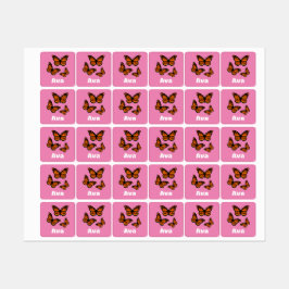 Monarch Butterfly Design - Kleiner Platz Kleidung  Etiketten