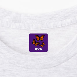 Monarch Butterfly Design - Kleiner Platz Kleidung  Etiketten