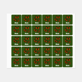 Monarch Butterfly Design - Kleiner Platz Kleidung  Etiketten