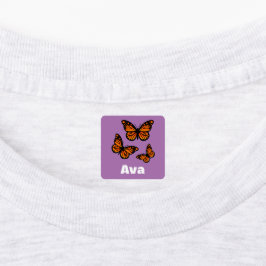 Monarch Butterfly Design - Kleiner Platz Kleidung  Etiketten