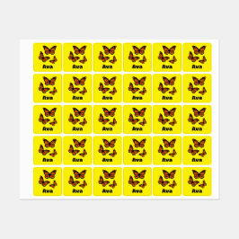Monarch Butterfly Design - Kleiner Platz Kleidung  Etiketten