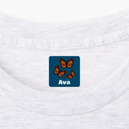 Monarch Butterfly Design - Kleiner Platz Kleidung  Etiketten